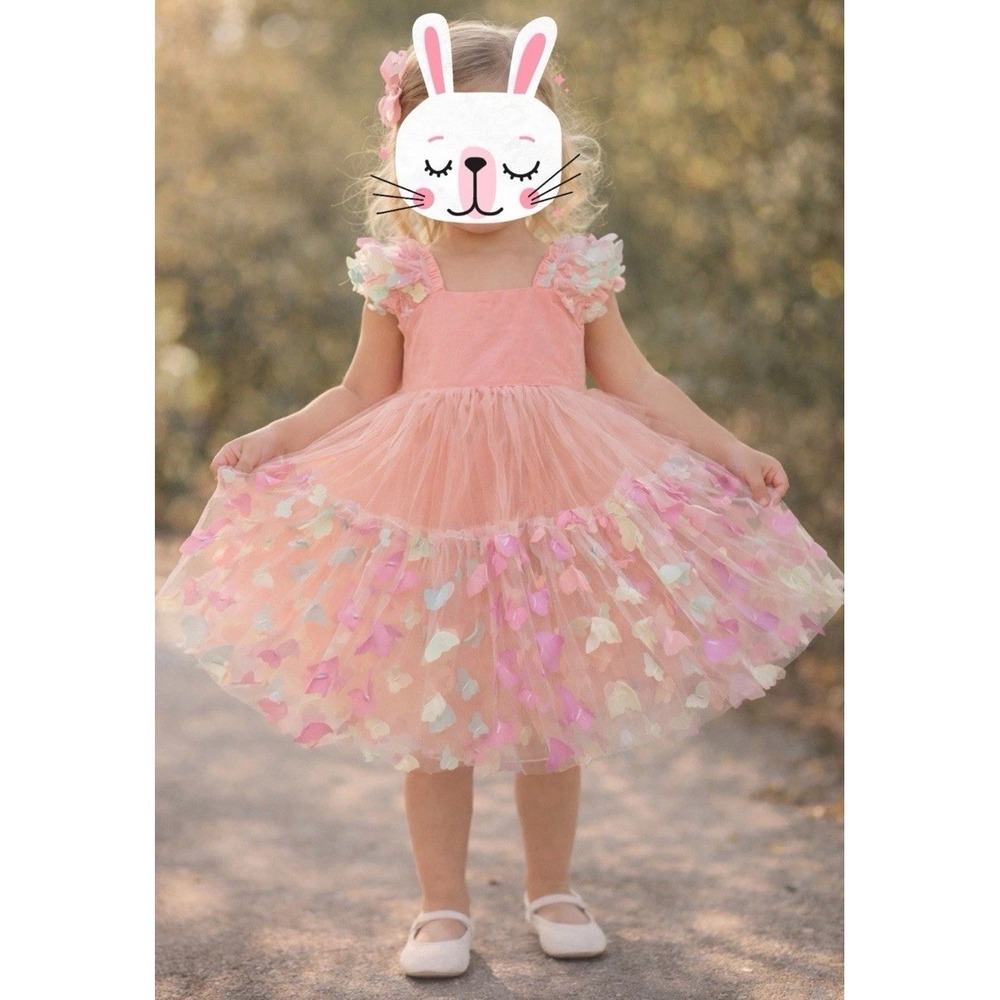 4T Lola + The Boys 3D Butterfly Tulle Dress Easter Church Dance Special Occasion
